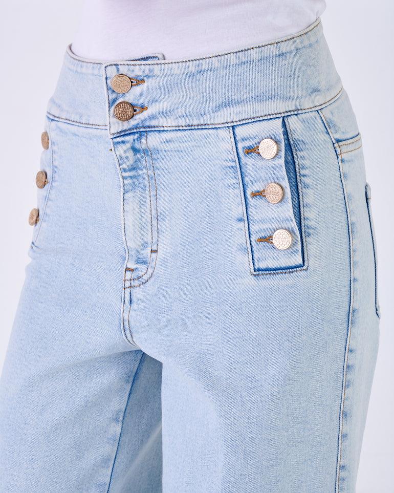 Silvian Heach Jeans con bottoni decorativi Vendita
