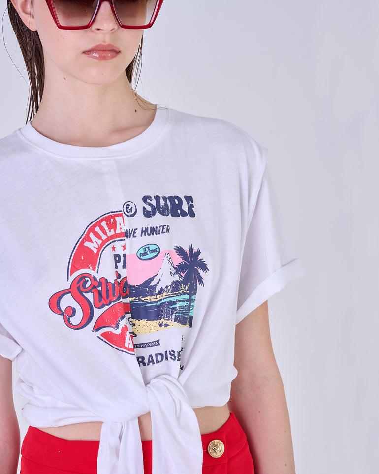 Silvian Heach T-shirt con stampa Spedizione Gratuita