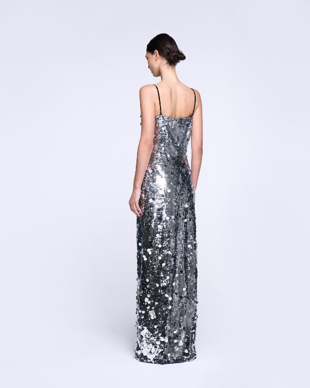 Silvian Heach Abito lungo con paillettes Sconto