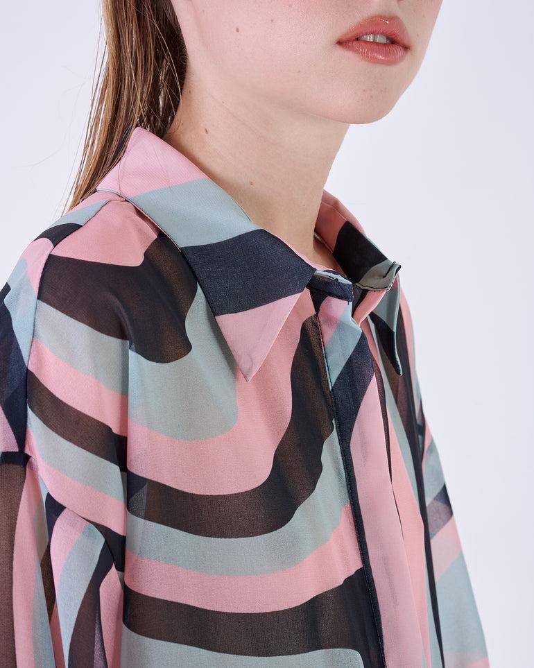 Silvian Heach Camicia semitrasparente multicolor Italy