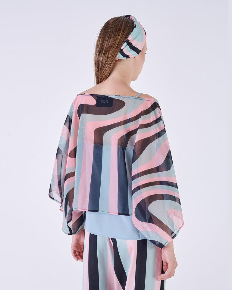Silvian Heach Blusa semitrasparente multicolor 2025