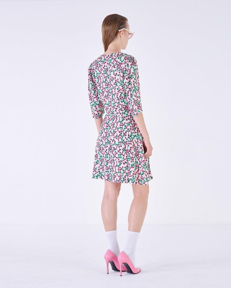 Silvian Heach Abito leopardato Promozione