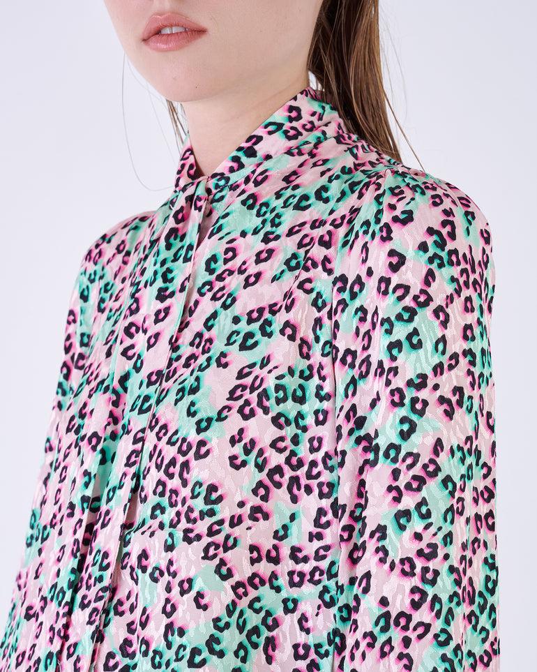 Silvian Heach Blusa leopardata Spedizione Gratuita