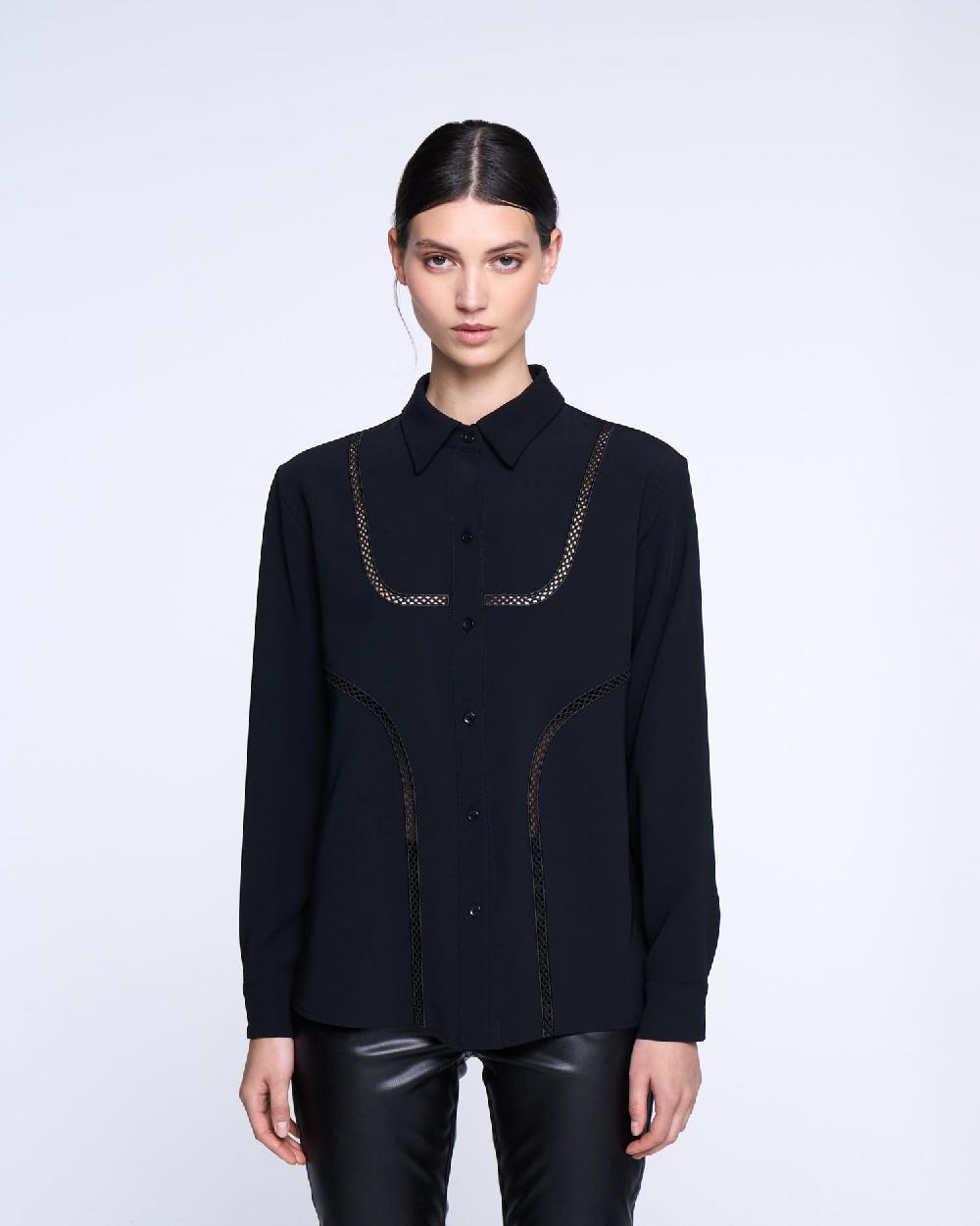 Silvian Heach Camicia con dettagli traforati Fino Al -60%