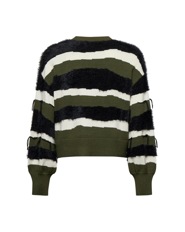 Silvian Heach Maglione multicolor con frange Saldi