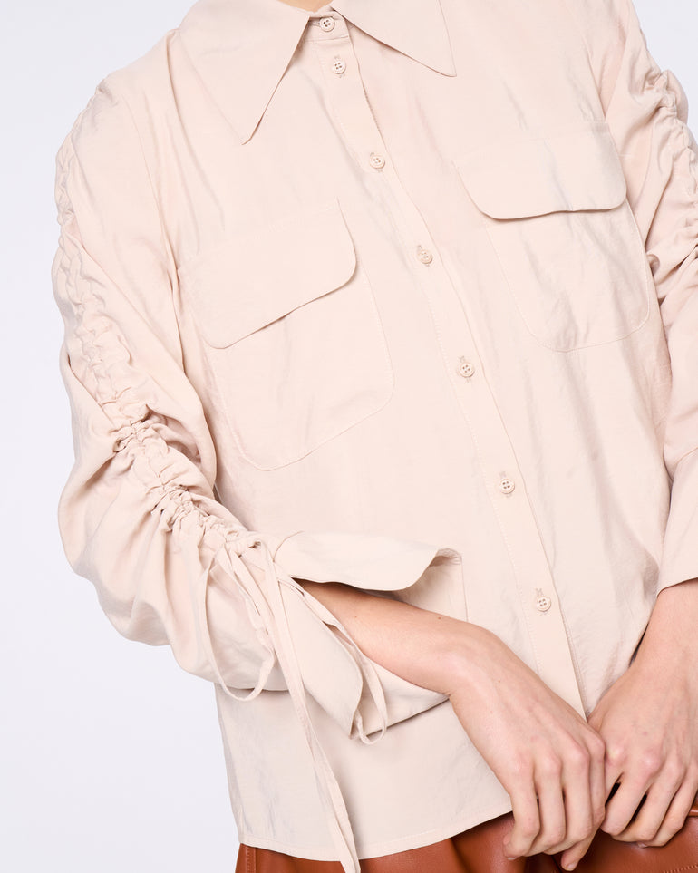 Silvian Heach Camicia con maniche arricciate Nuovo