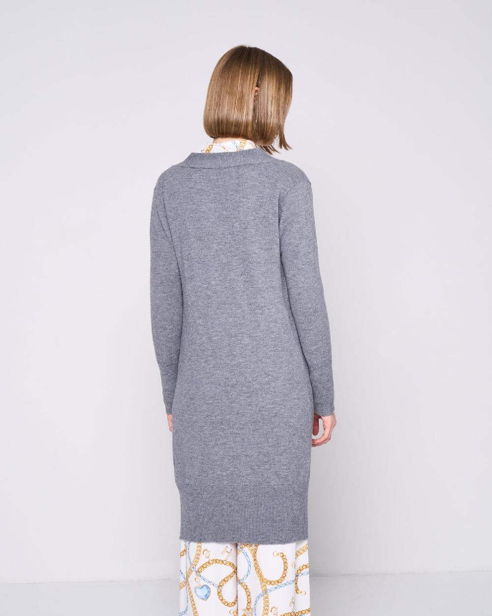 Silvian Heach Cardigan lungo con spilla Italy