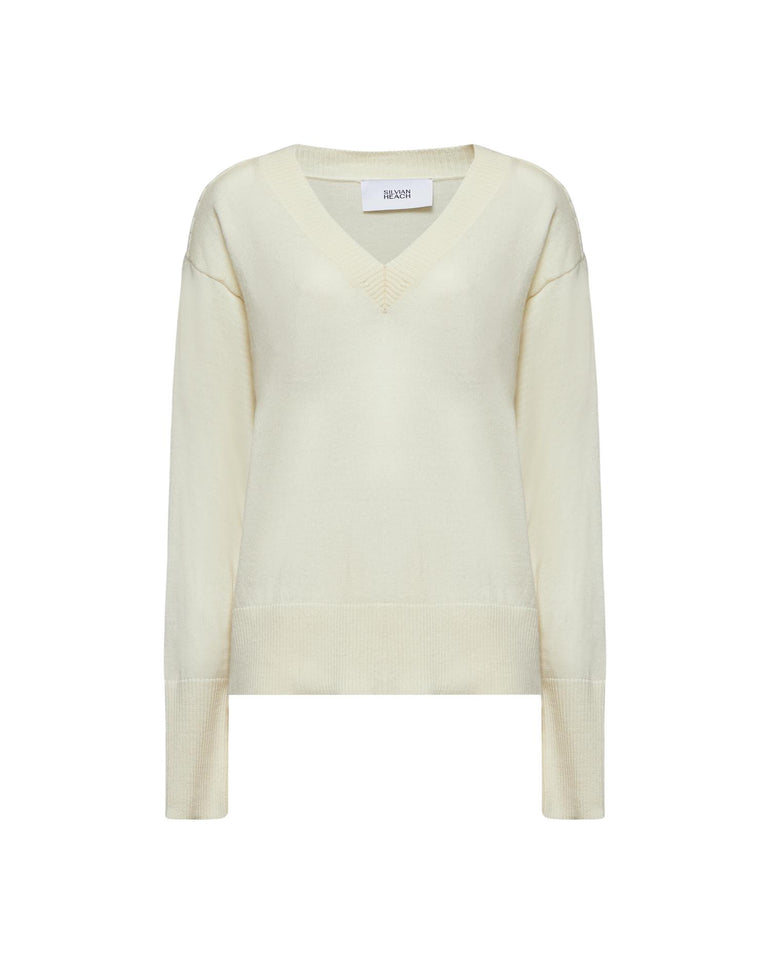 Silvian Heach Maglia con profondo scollo a V 2025