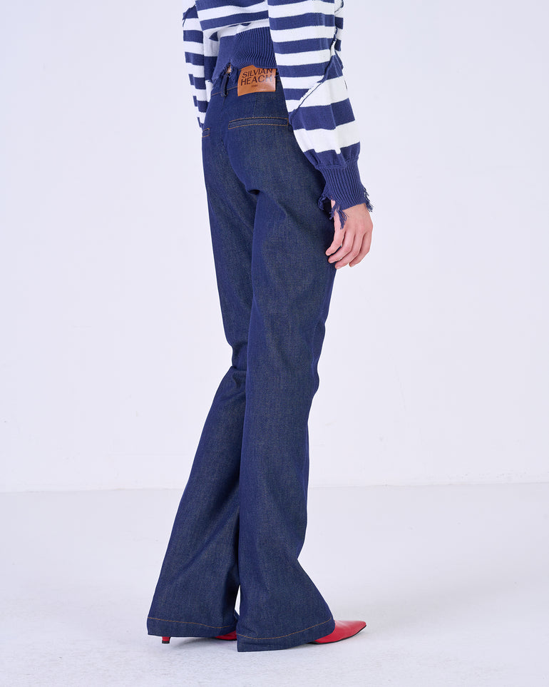 Silvian Heach Pantaloni flare a vita bassa Outlet