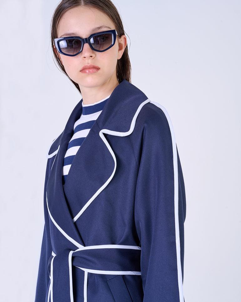 Silvian Heach Trench con bordi a contrasto Offerte