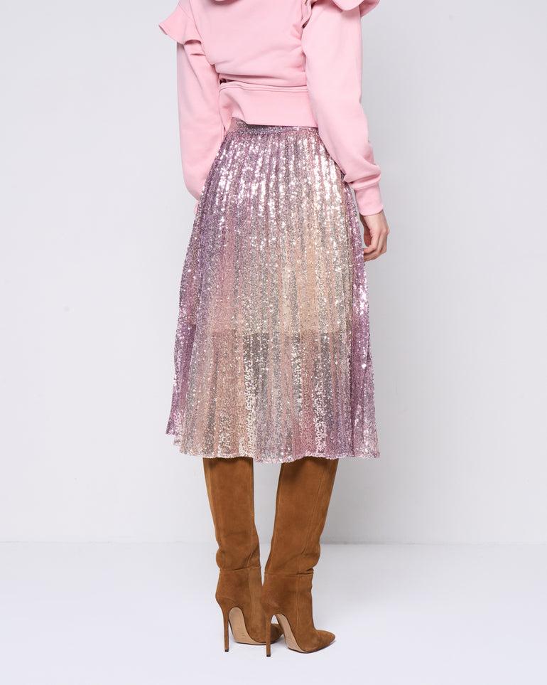 Silvian Heach Gonna midi in paillettes Promozione