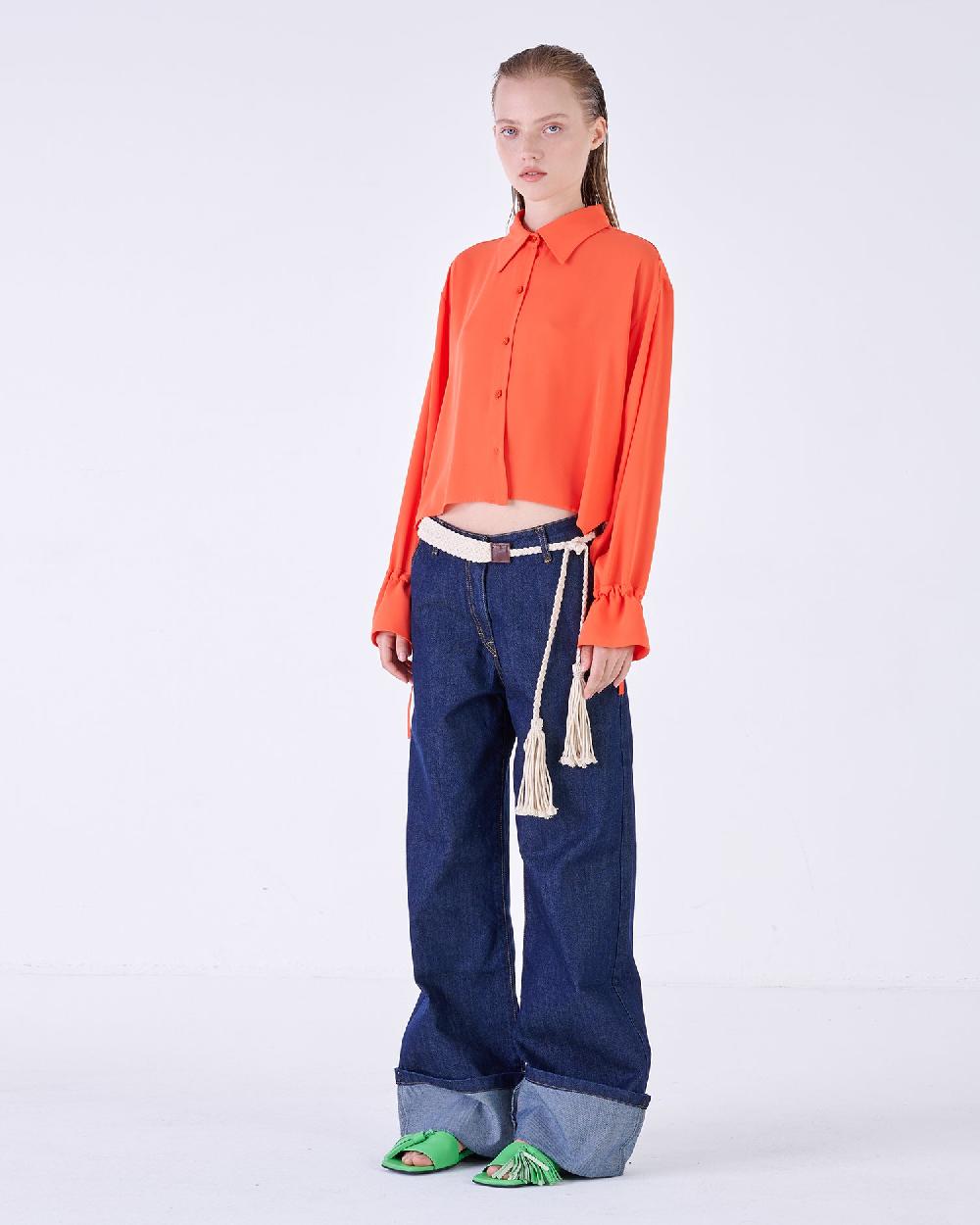 Silvian Heach Camicia con maniche a campana Prezzo Ridotto
