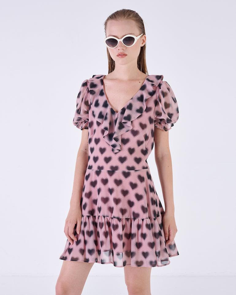 Silvian Heach Abito con cuori Offerte