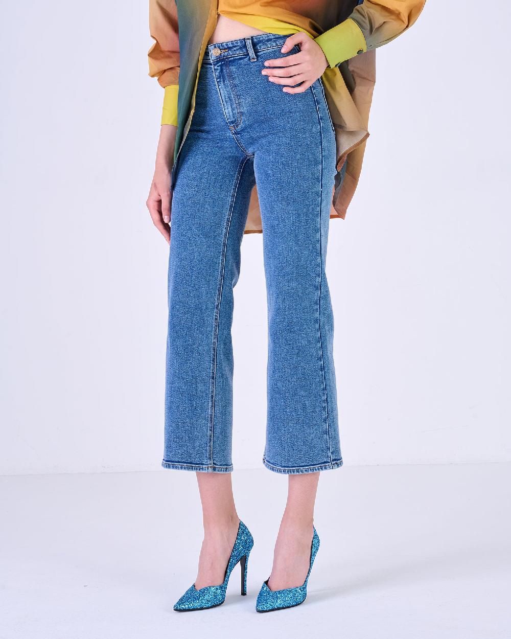 Silvian Heach Jeans cropped Enormi sconti
