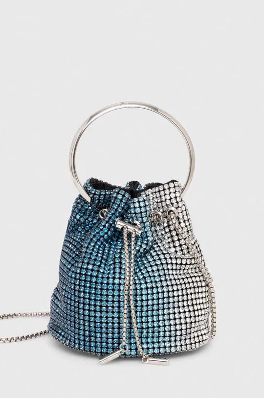 Silvian Heach Mini borsa a secchiello in strass Outlet