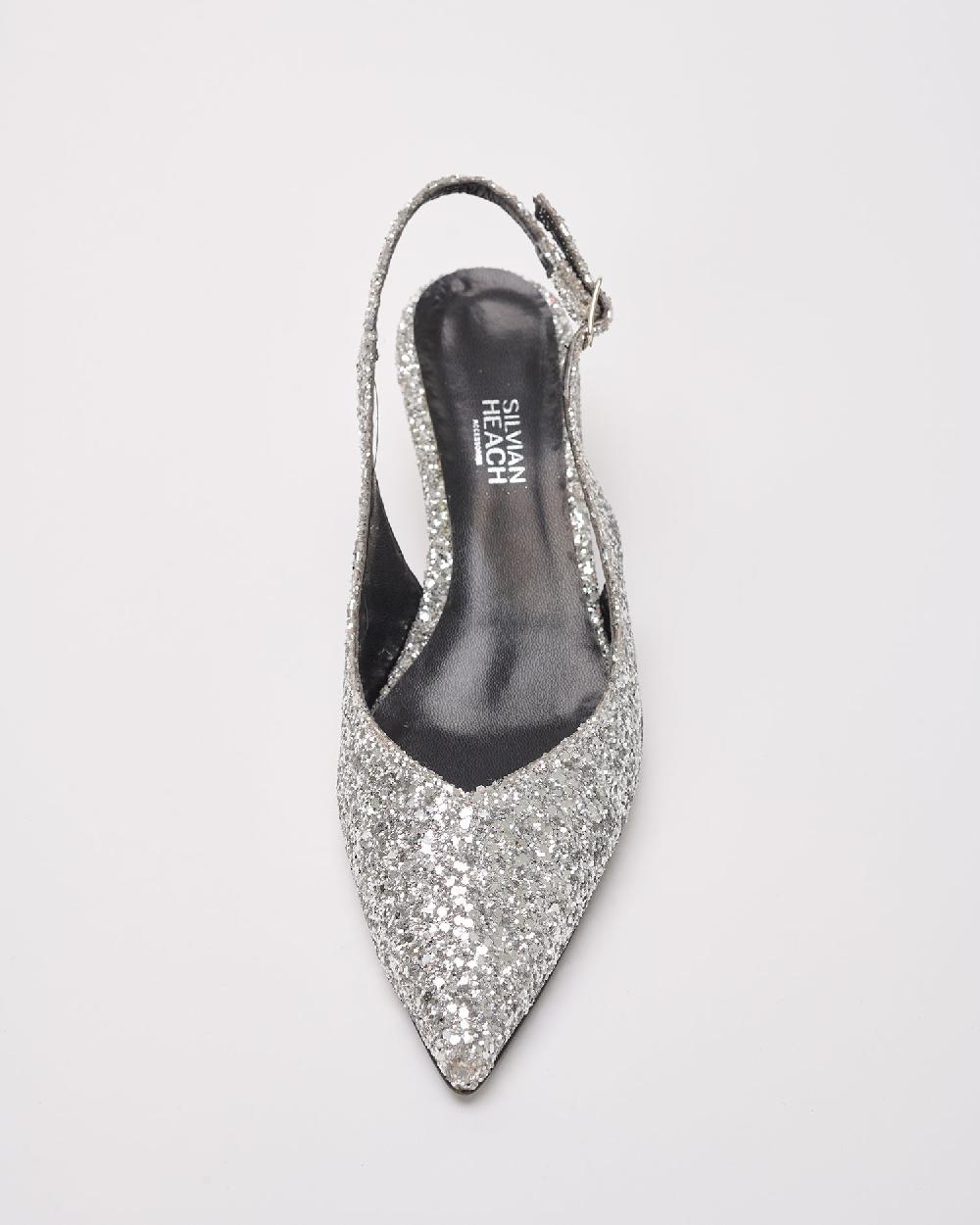 Silvian Heach Décolleté slingback con glitter In Linea