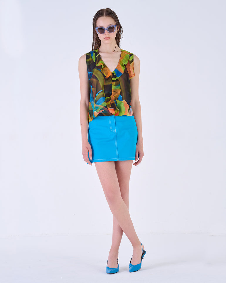 Silvian Heach Top a fantasia con volant Promozione
