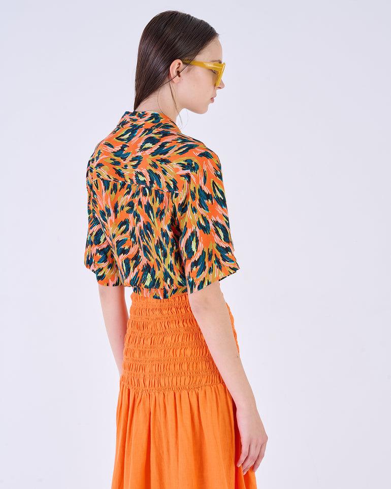Silvian Heach Camicia cropped maculata Shopping Online