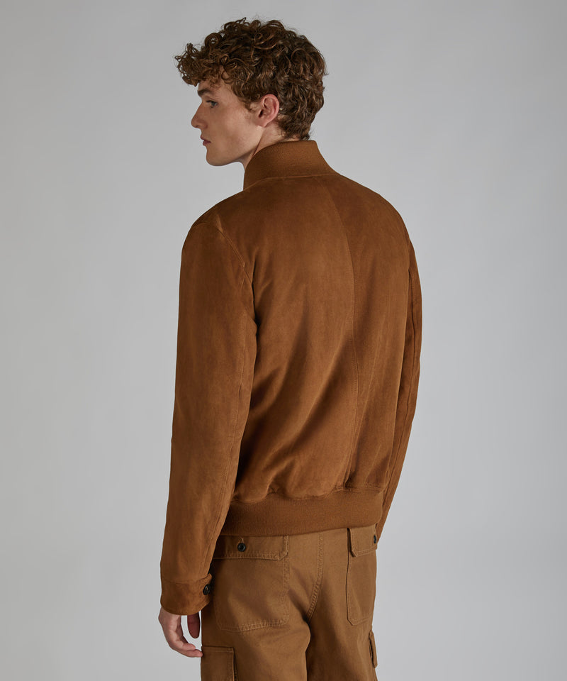 Slowear Bomber in pelle scamosciata I Più Venduti