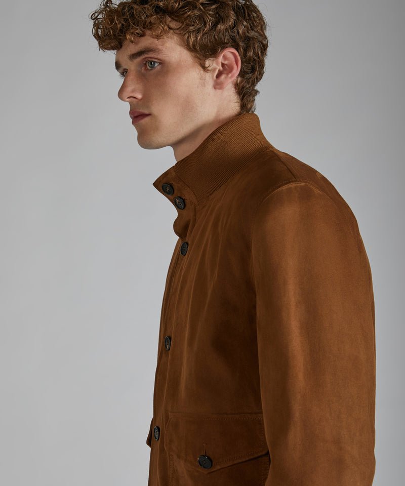 Slowear Bomber in pelle scamosciata I Più Venduti
