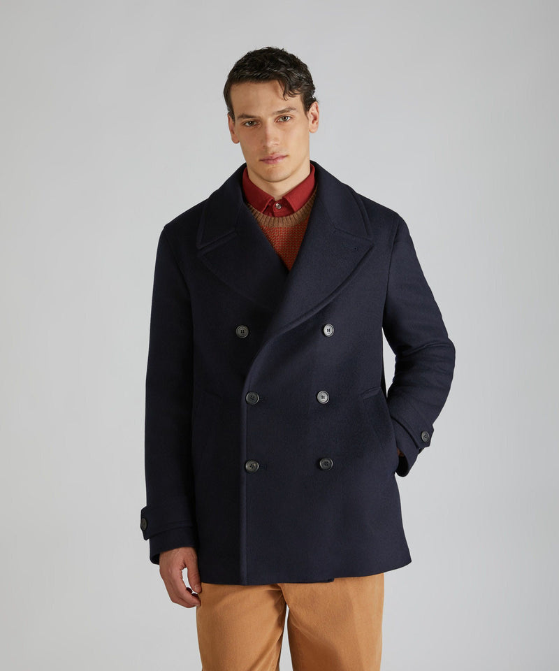 Slowear Peacoat in panno di lana In Saldo