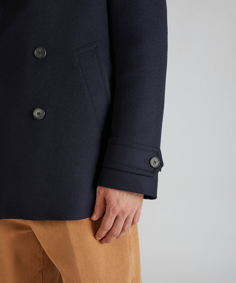 Slowear Peacoat in panno di lana In Saldo