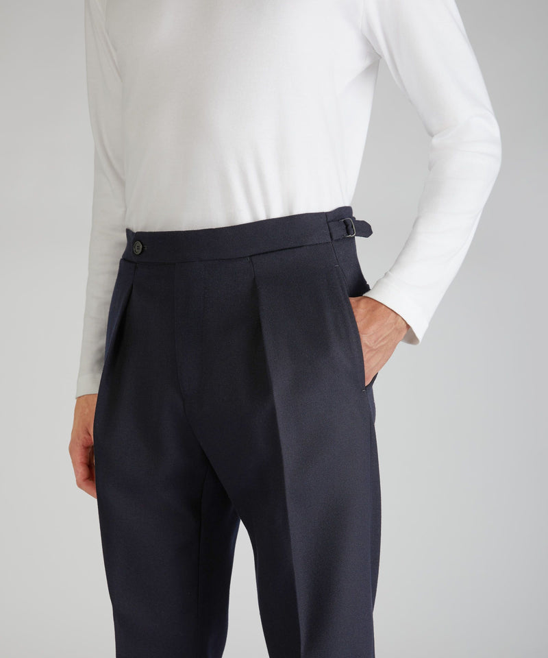 Slowear Pantalone straight fit in lana mélange Nuova
