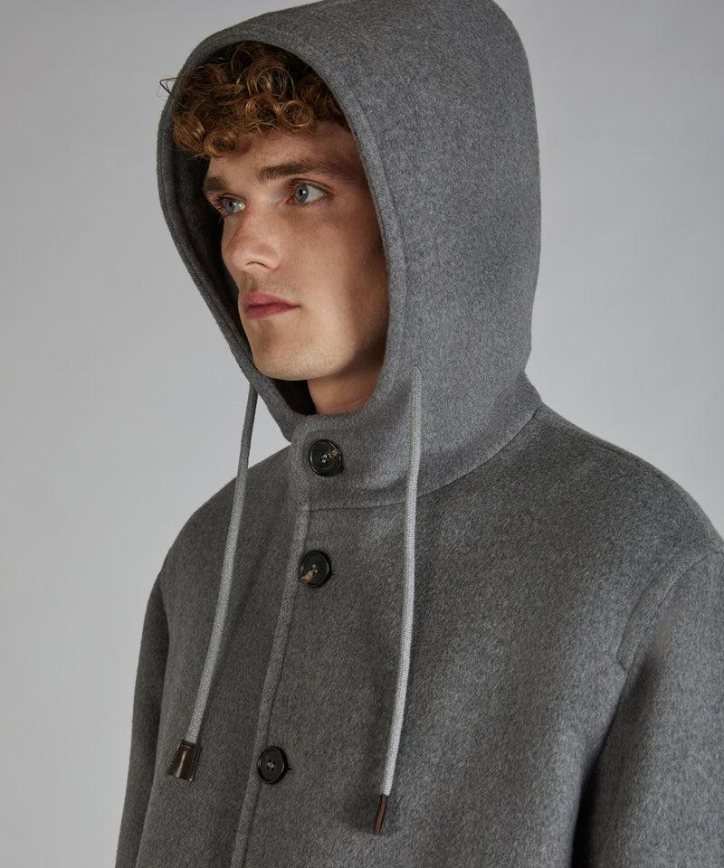 Slowear Parka in panno di lana mélange Italy