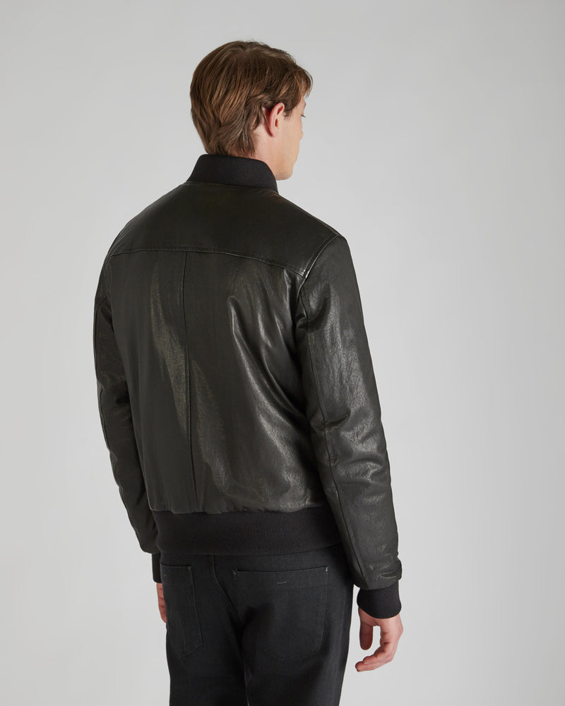 Slowear Bomber regular fit in nappa Qualità Garantita