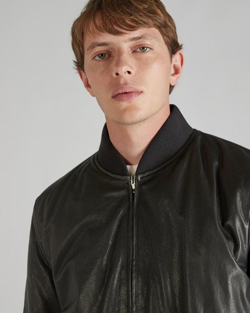Slowear Bomber regular fit in nappa Qualità Garantita