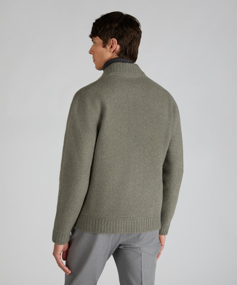 Slowear Bomber slim fit in lana e cashmere Negozi Online