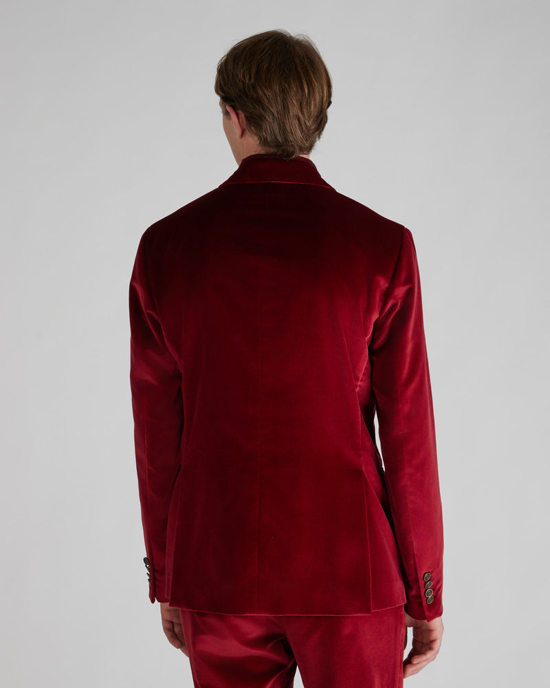 Slowear Giacca doppiopetto slim fit in velluto Acquista Ora