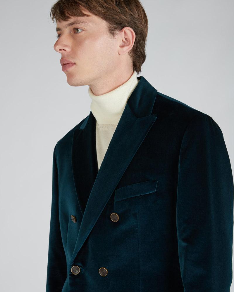 Slowear Giacca doppiopetto slim fit in velluto Consegna Veloce