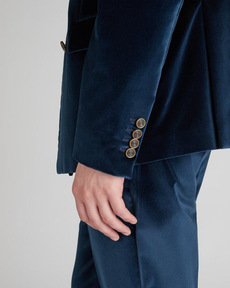 Slowear Giacca doppiopetto slim fit in velluto Promozione Limitata