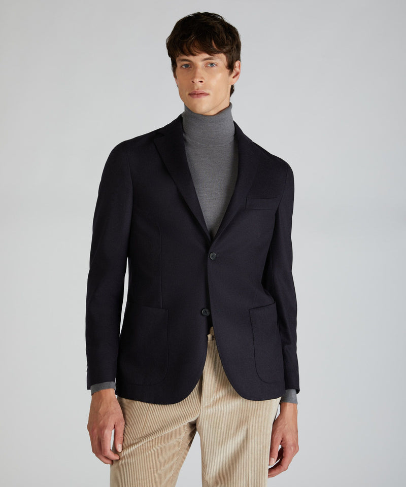 Slowear Giacca slim fit in flanella Prezzo Ridotto