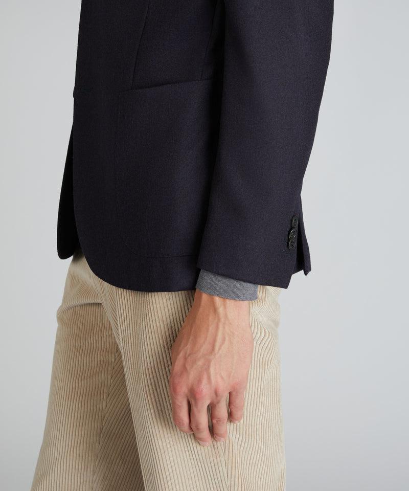Slowear Giacca slim fit in flanella Prezzo Ridotto