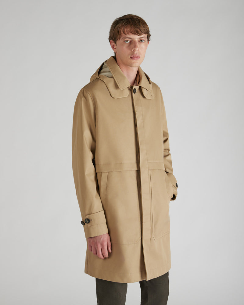 Slowear Carcoat regular fit in cotone tecnico certificato 2025