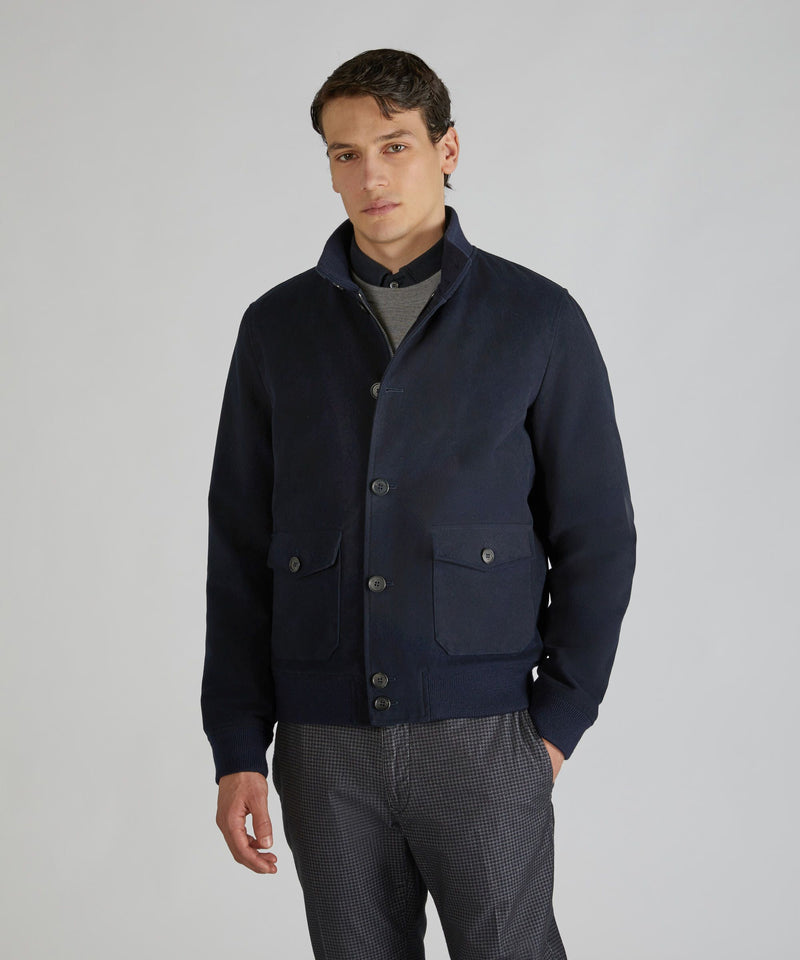 Slowear Bomber in Moleskin Negozio