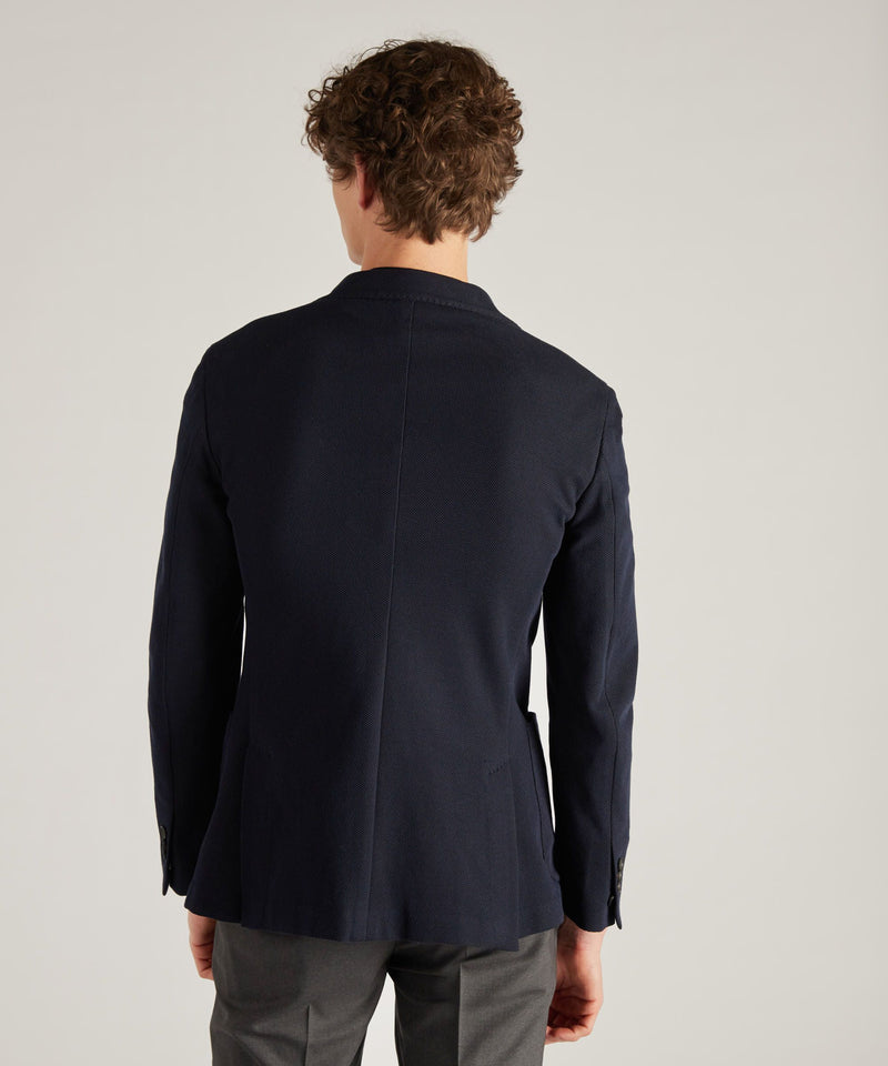 Slowear Giacca slim fit in cotone giro inglese 2025