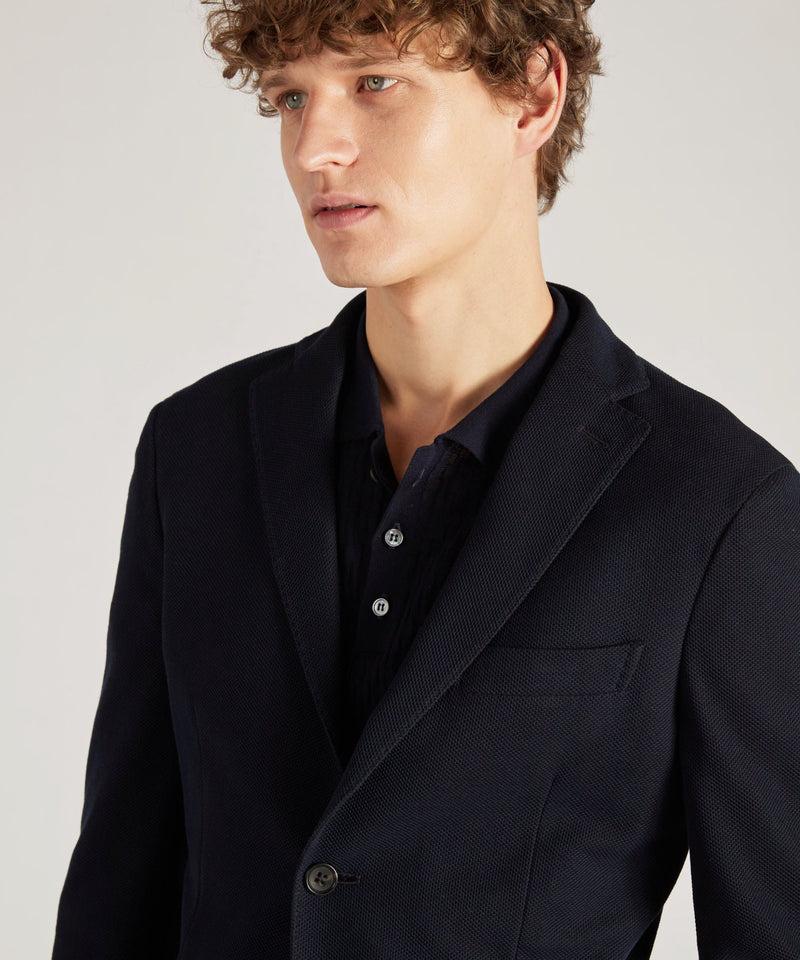 Slowear Giacca slim fit in cotone giro inglese 2025