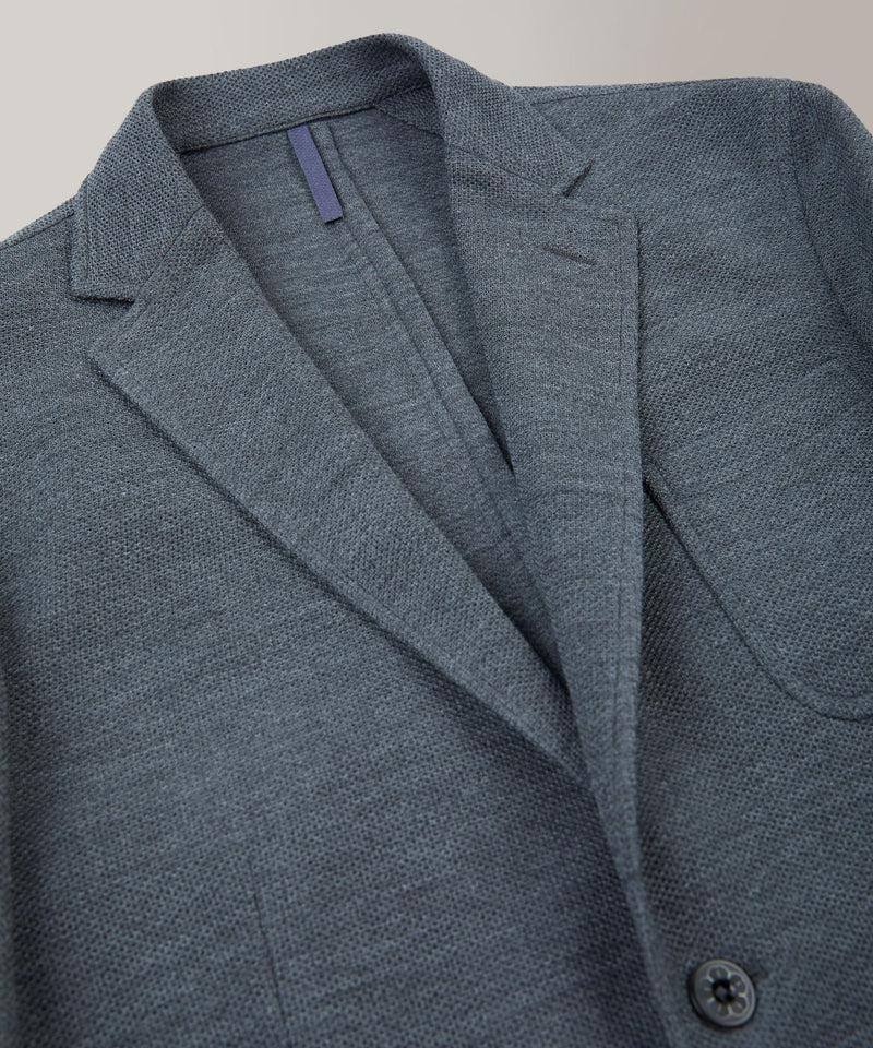 Slowear Giacca slim fit in jersey hopsack Sconto