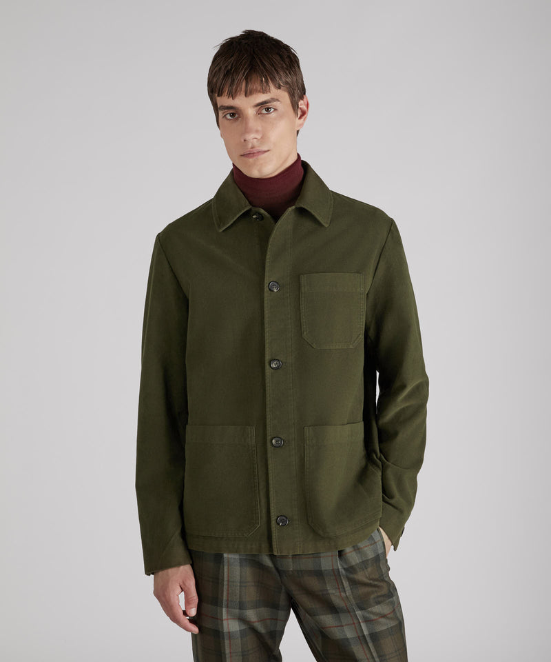 Slowear Blusa regular fit in Moleskin Spedizione Gratuita