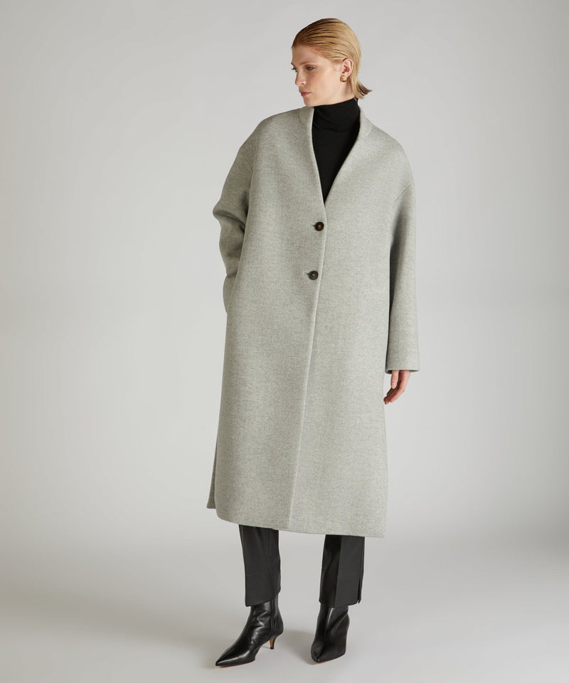 Slowear Cappotto wide fit in lana Promozione Limitata
