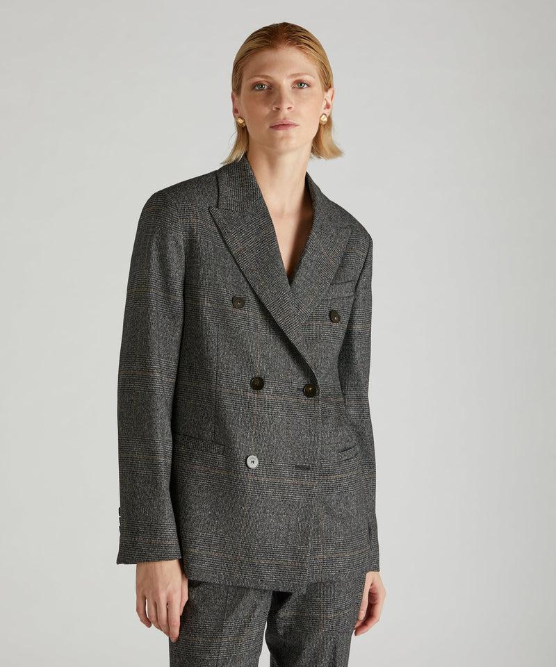 Slowear Doppiopetto regular fit in flanella Prezzo Ridotto