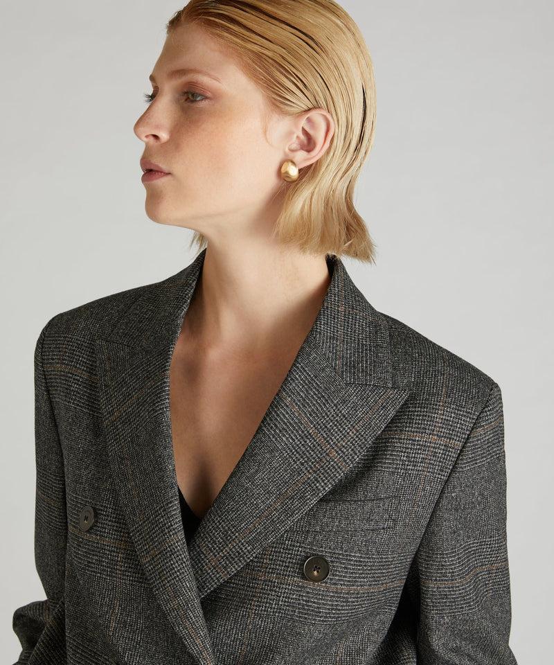 Slowear Doppiopetto regular fit in flanella Prezzo Ridotto