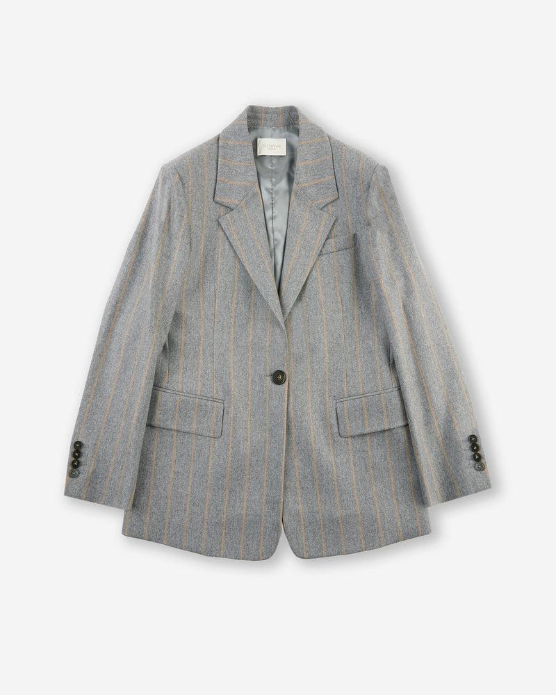 Slowear Giacca in flanella di lana e cashmere Sottocosto
