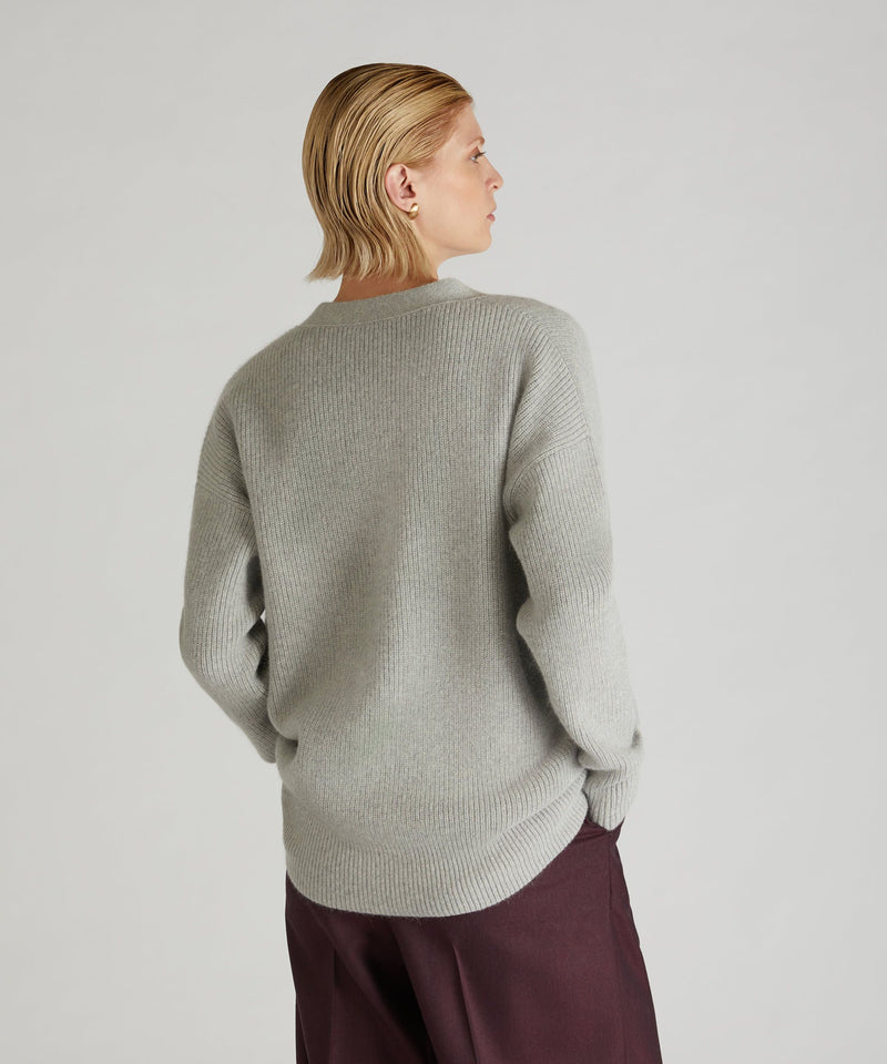 Slowear Cardigan over in lana e Angora In Vendita