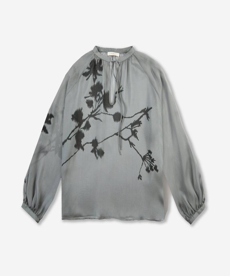 Slowear Camicia wide fit in chiffon di seta Offerte