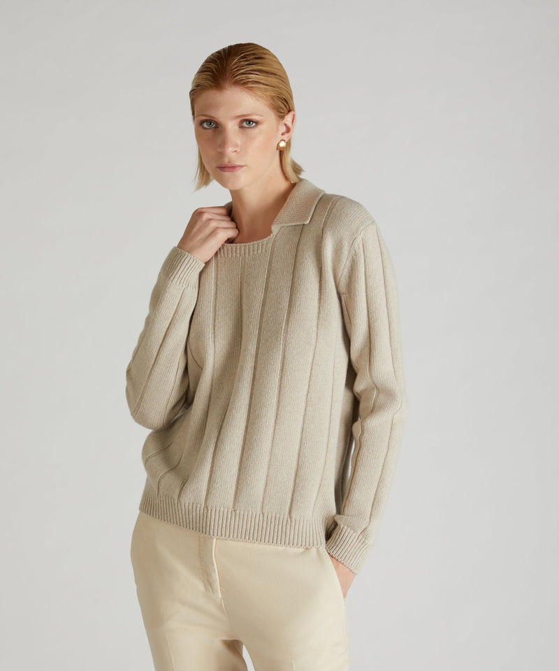 Slowear Girocollo in lana e cashmere Moda