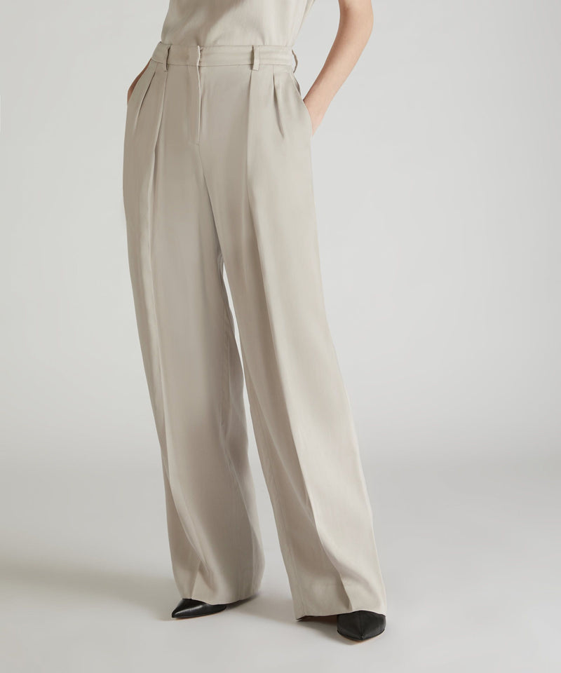 Slowear Pantalone wide fit in lyocell 2025